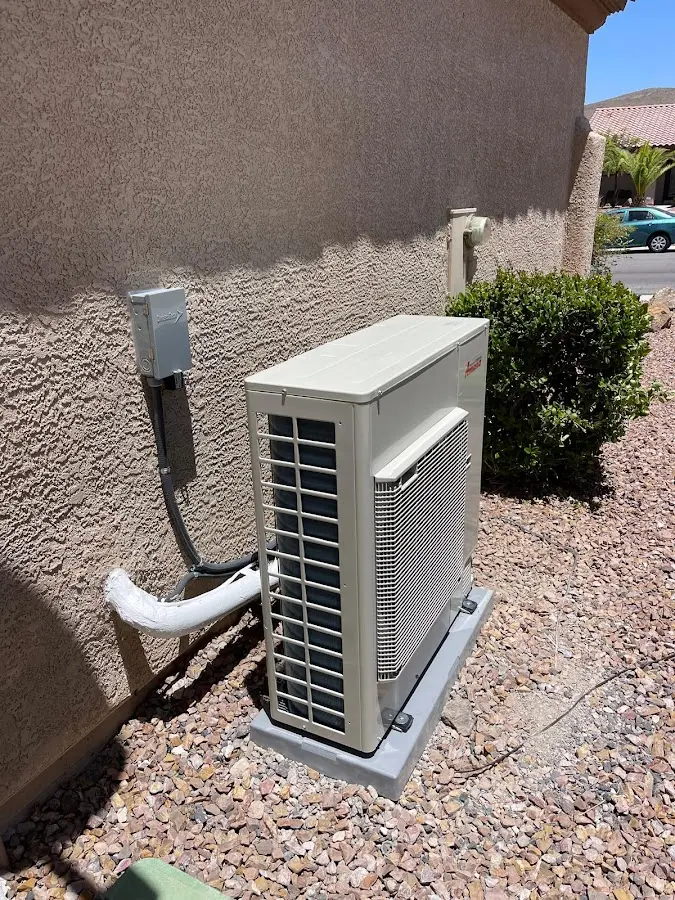 Residential air conditioning condenser unit in Abilene